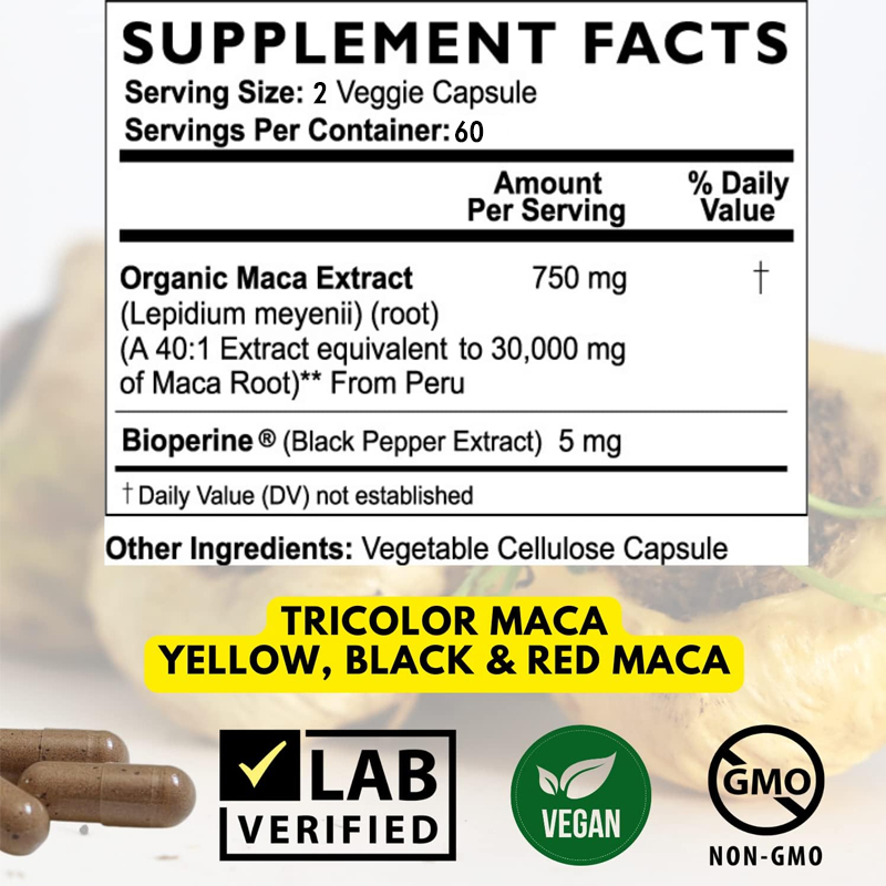 Maximum Strength Black Maca Ro - Herbal Supplement ulasan dan harga