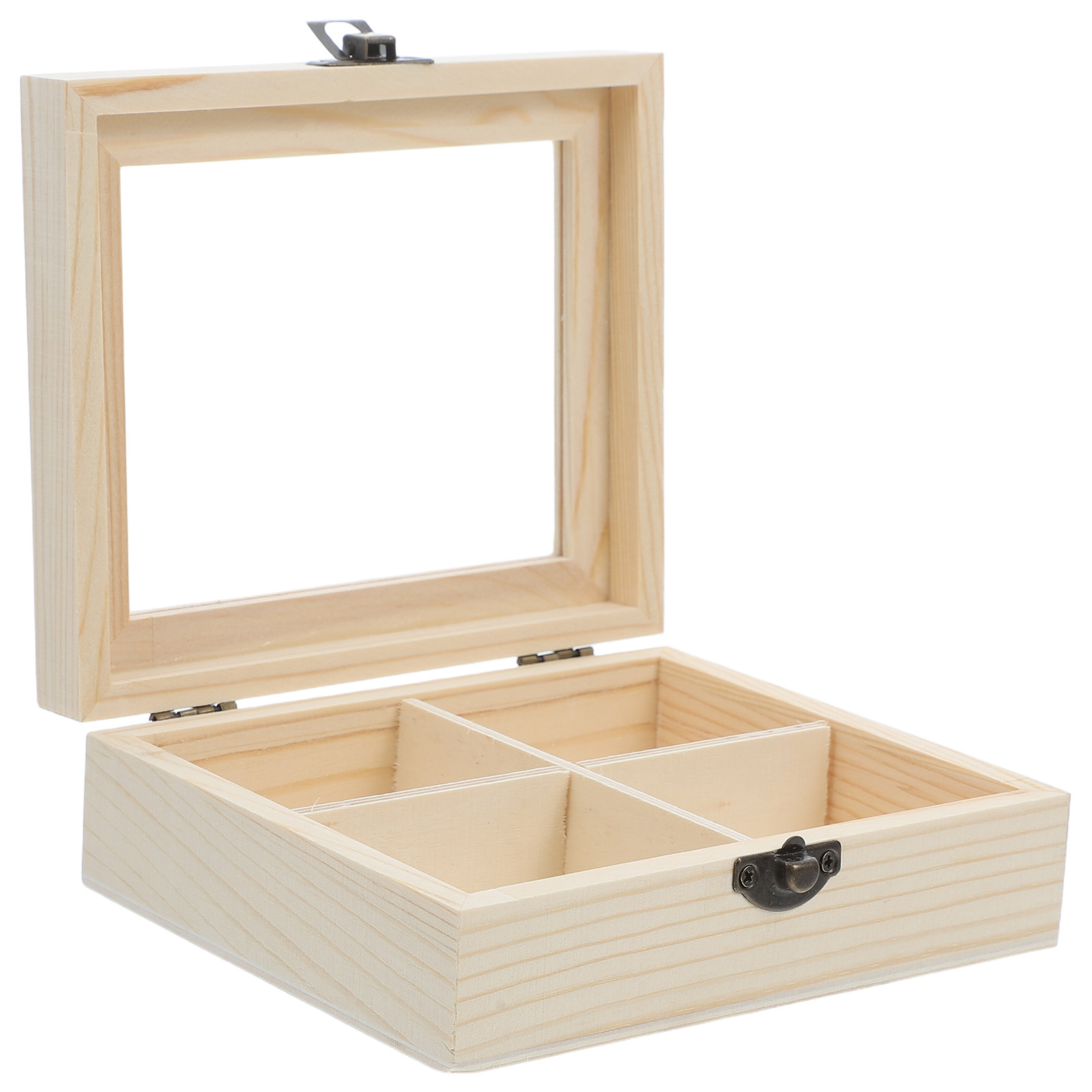 Wooden Tea Bag Storage Box wit - Herbal Tea ulasan dan harga