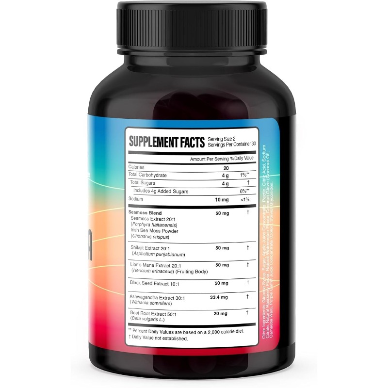 Shilajit Seaweed, Beetroot, Li - Herbal Supplement ulasan dan harga