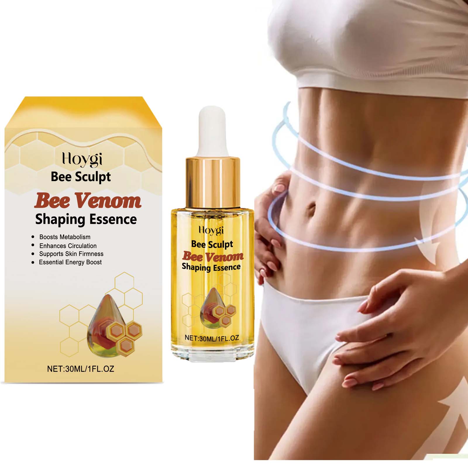 Bee Venom Shaping Oil Firming  - Ginger Tea ulasan dan harga