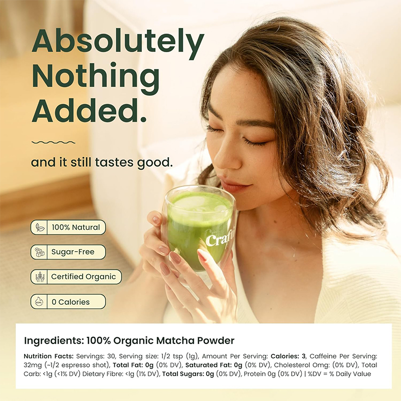 Matcha Powder, Natural Energy  - Herbal Tincture ulasan dan harga