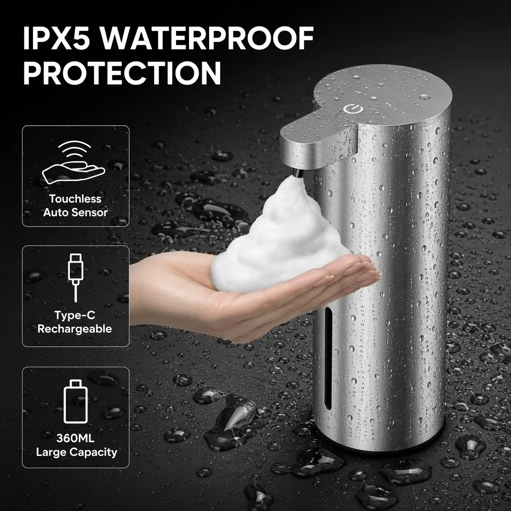 Automatic Foam Soap Dispenser  - Herbal Tincture ulasan dan harga