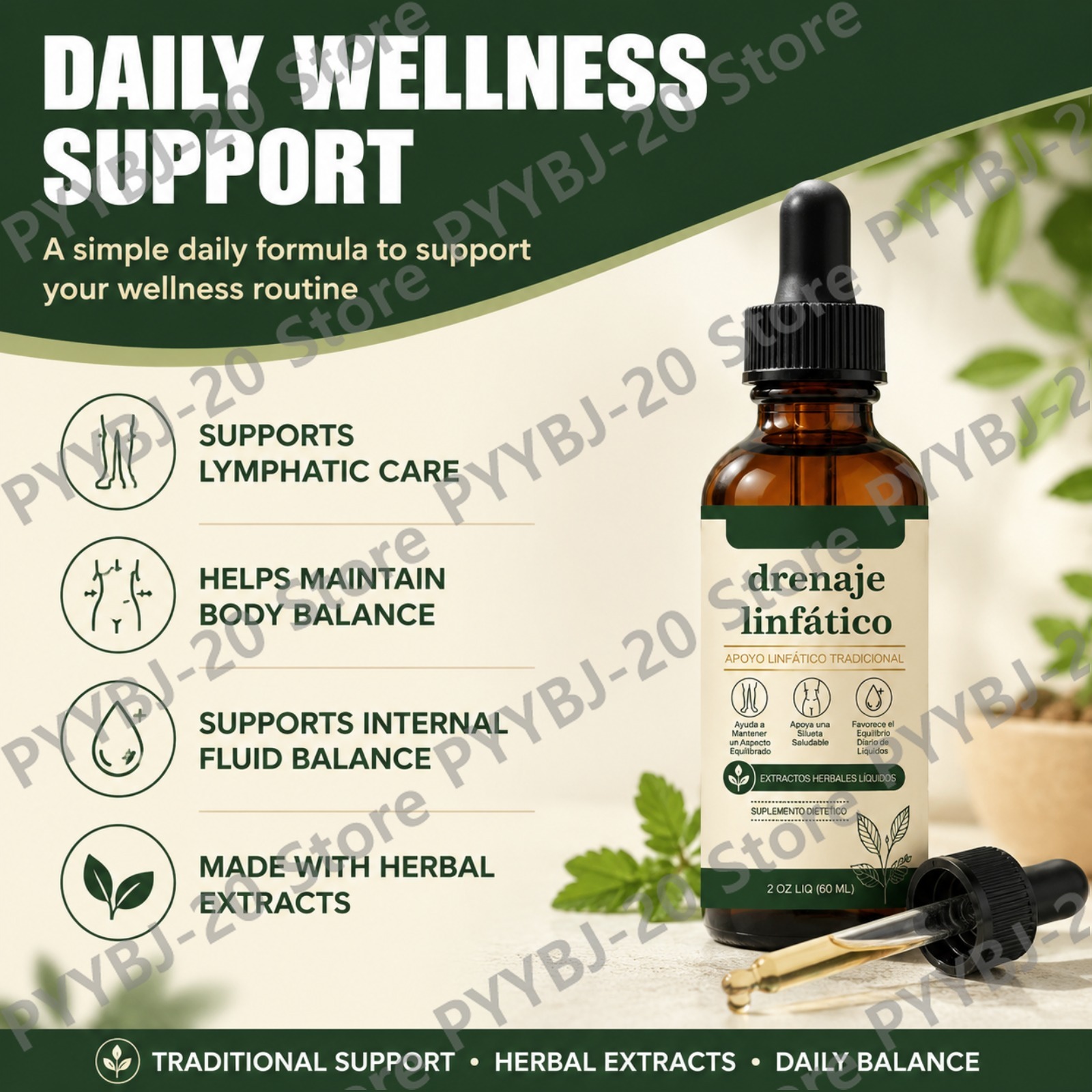 Herbal Lymphatic Support Liqui - Herbal Supplement ulasan dan harga