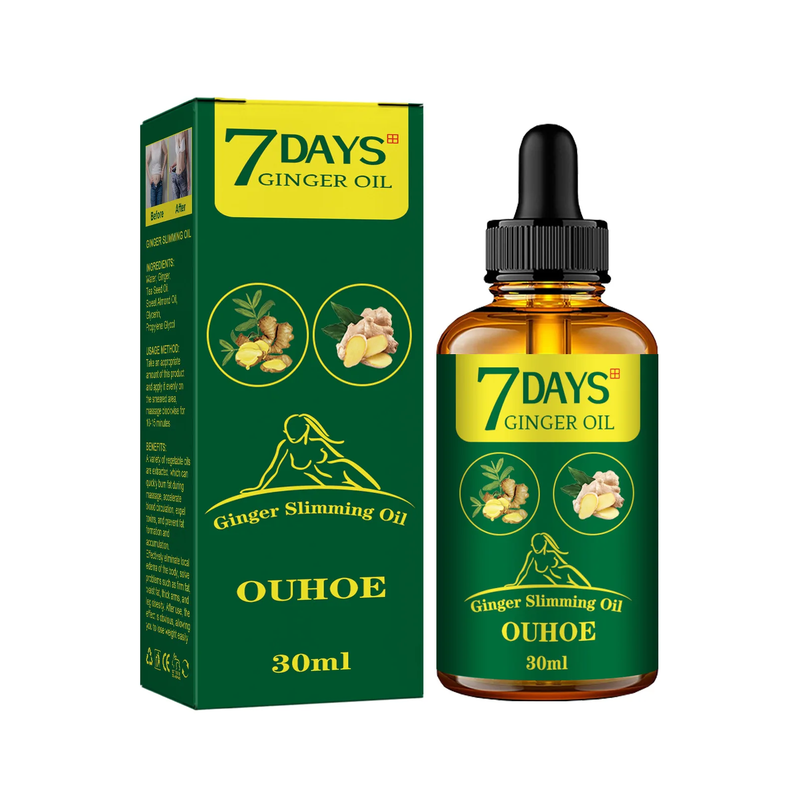 Ginger Slimming Oil Fast Burni - Ginger Tea ulasan dan harga