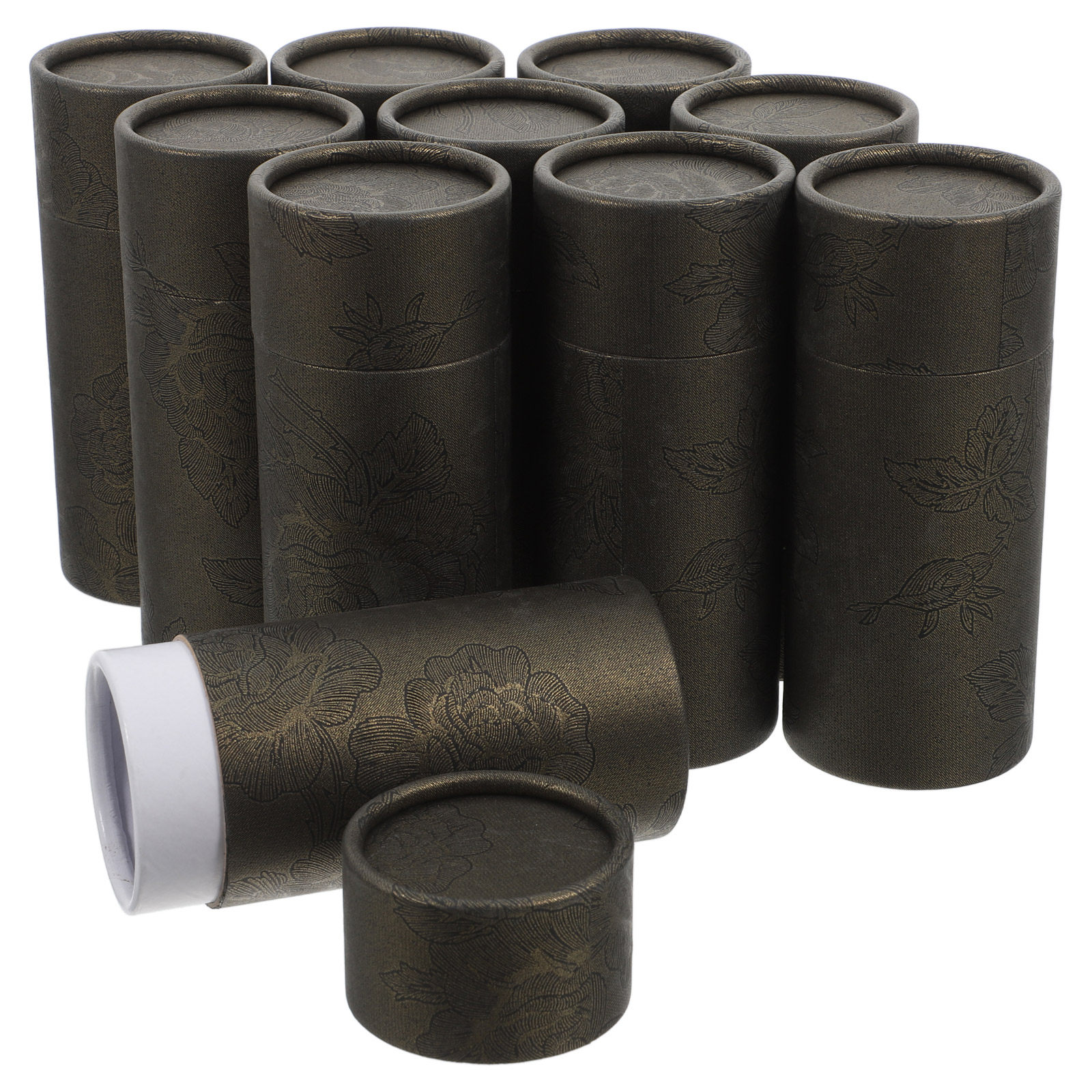 10Pcs Elegant Round Paper Tube - Essential Oils ulasan dan harga